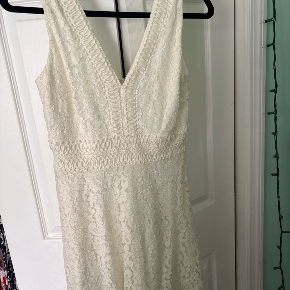 Francesca's Collections Ivory Lace Wedding Dress
